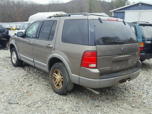 1FMZU73E92UB52846 - 2002 FORD EXPLORER X BROWN photo 3