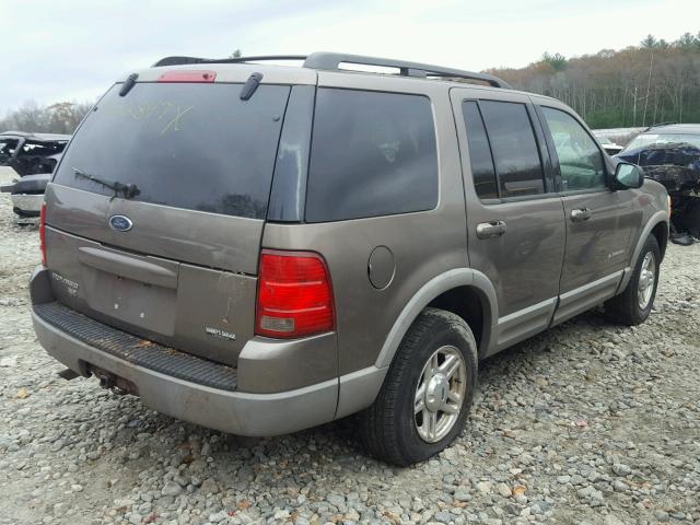 1FMZU73E92UB52846 - 2002 FORD EXPLORER X BROWN photo 4