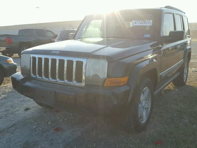 1J8HH48N08C151412 - 2008 JEEP COMMANDER BLACK photo 2