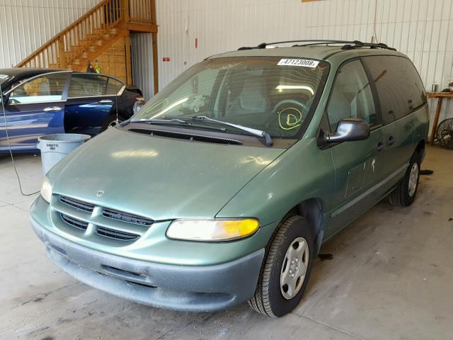 2B4GP25GXXR246434 - 1999 DODGE CARAVAN GREEN photo 2