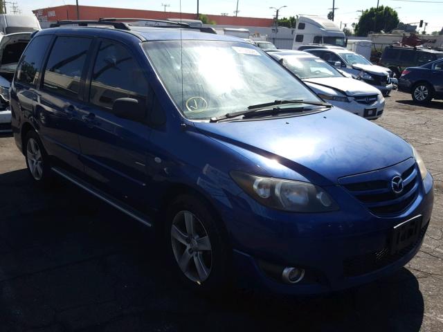 JM3LW28J640513707 - 2004 MAZDA MPV WAGON BLUE photo 1