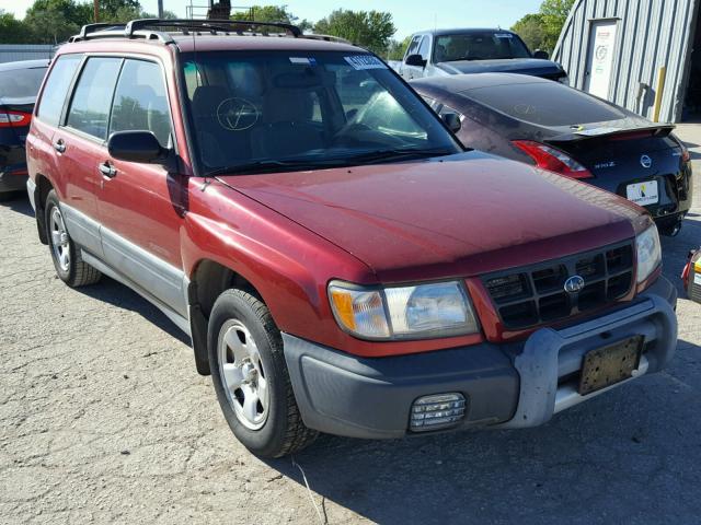 JF1SF635XWG777258 - 1998 SUBARU FORESTER L BURGUNDY photo 1