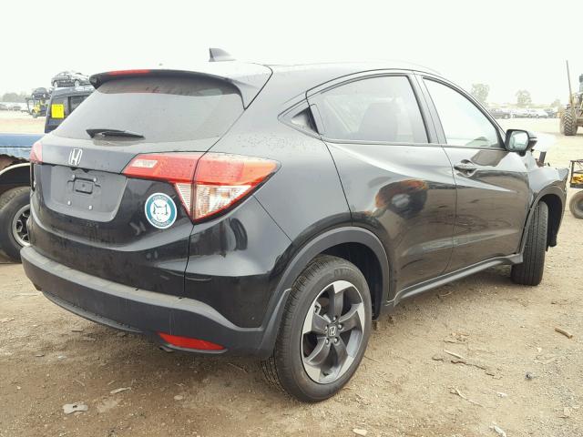 3CZRU5H78JM707687 - 2018 HONDA HR-V EXL BLACK photo 4