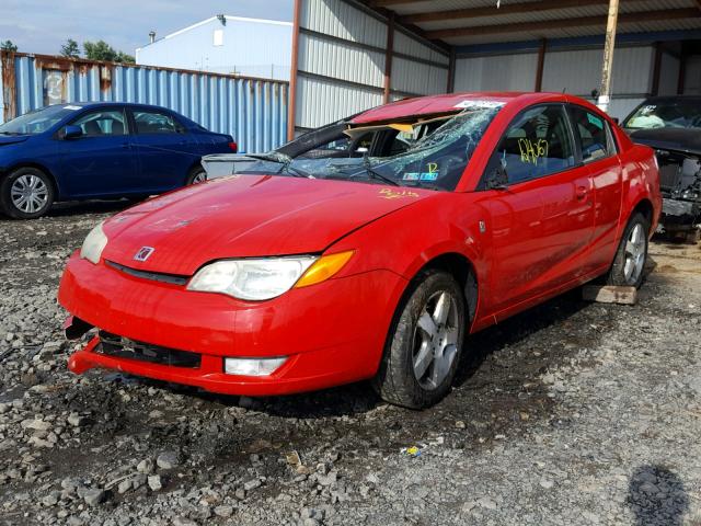1G8AW15F57Z103789 - 2007 SATURN ION LEVEL RED photo 2