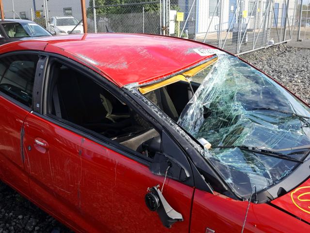 1G8AW15F57Z103789 - 2007 SATURN ION LEVEL RED photo 9