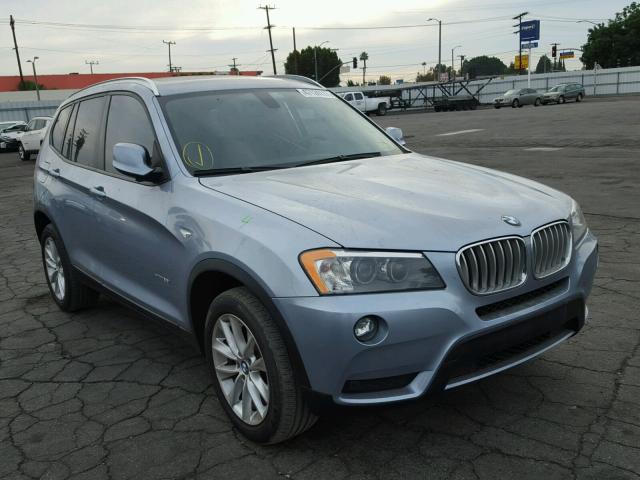 5UXWX9C57D0D04371 - 2013 BMW X3 XDRIVE2 BLUE photo 1