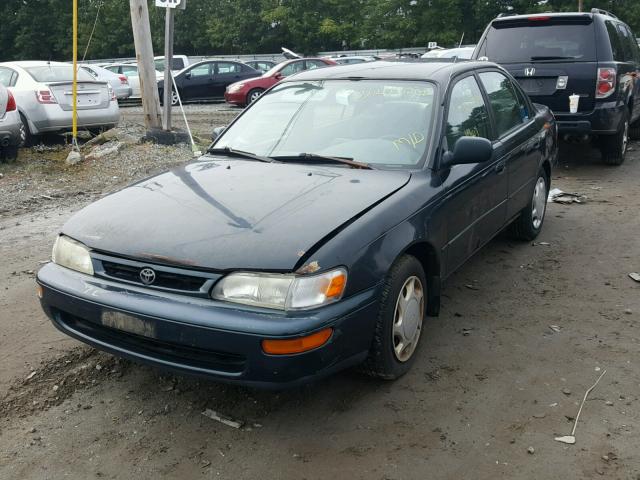 2T1BB02E3VC192507 - 1997 TOYOTA COROLLA DX GREEN photo 2