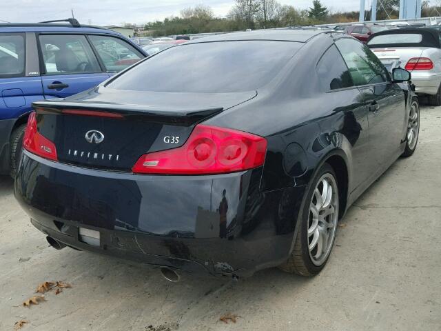 JNKCV54E46M709533 - 2006 INFINITI G35 BLACK photo 4