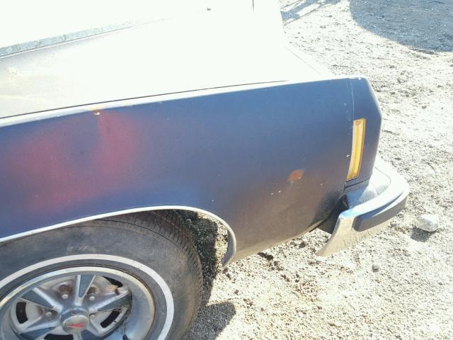 2K57K7P350093 - 1977 PONTIAC GRAND PRIX BLUE photo 10