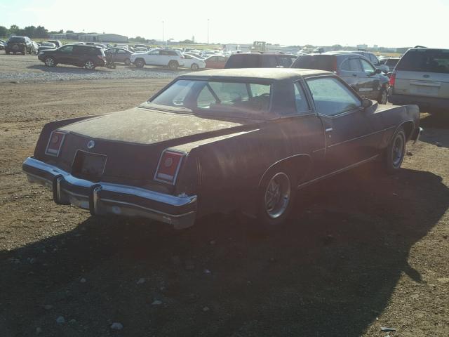 2K57K7P350093 - 1977 PONTIAC GRAND PRIX BLUE photo 4