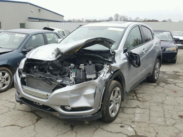 3CZRU6H5XHM724022 - 2017 HONDA HR-V EX SILVER photo 2