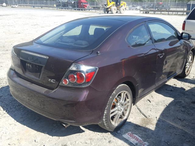 JTKDE167880256775 - 2008 TOYOTA SCION TC 勃艮第红 照片 4
