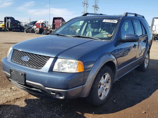 1FMDK05185GA19323 - 2005 FORD FREESTYLE BLUE photo 2