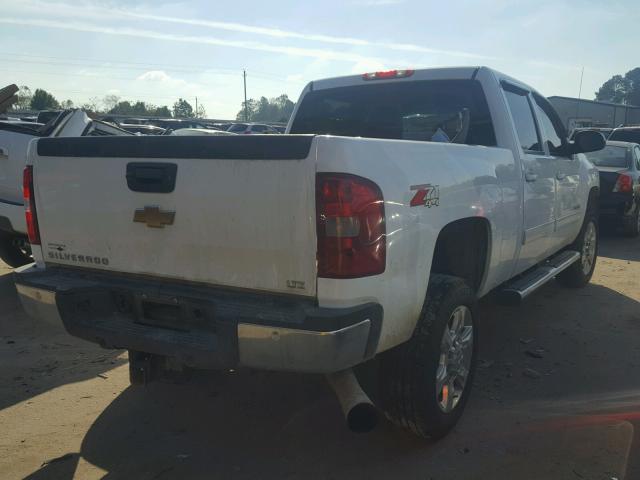 1GC1KYC80BF204506 - 2011 CHEVROLET SILVERADO WHITE photo 4