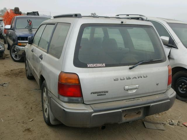 JF1SF6556XH728809 - 1999 SUBARU FORESTER S SILVER photo 3