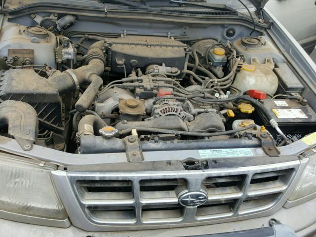 JF1SF6556XH728809 - 1999 SUBARU FORESTER S SILVER photo 7