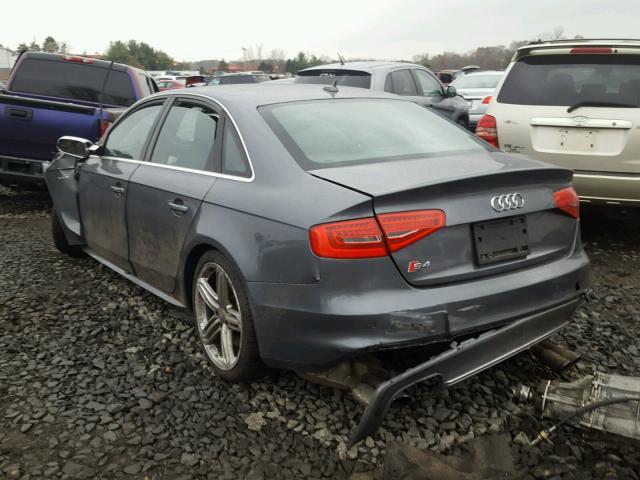 WAUBGAFL0EA027757 - 2014 AUDI S4 PREMIUM GRAY photo 3