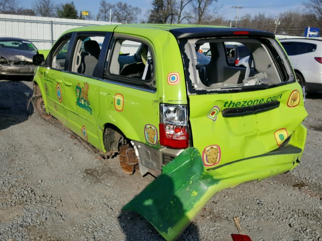 2A8HR44E59R516288 - 2009 CHRYSLER TOWN & COU GREEN photo 3