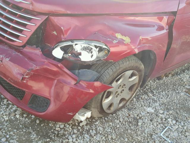 3A4FY58B17T524609 - 2007 CHRYSLER PT CRUISER RED photo 9