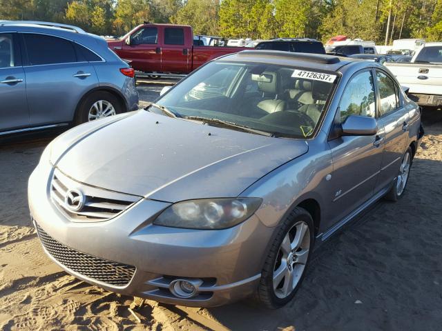 JM1BK323861453250 - 2006 MAZDA 3 S GRAY photo 2