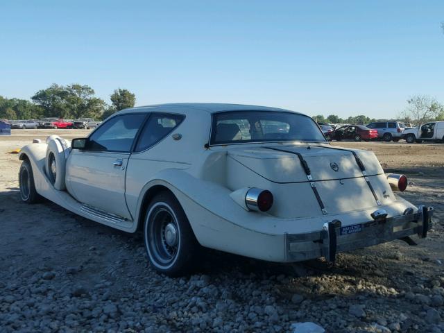 1MEBM60F3JH651046 - 1988 MERCURY COUGAR LS WHITE photo 3