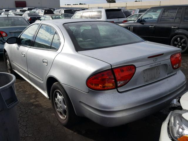 1G3NK52T71C211734 - 2001 OLDSMOBILE ALERO GX SILVER photo 3