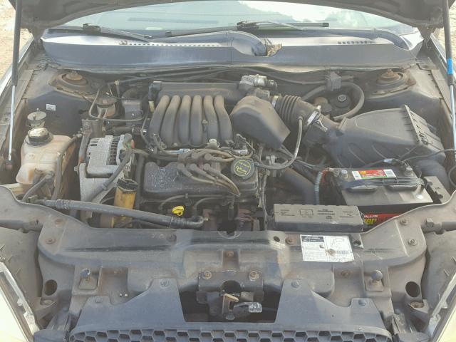 1FAHP53U82A122229 - 2002 FORD TAURUS SE BLACK photo 7