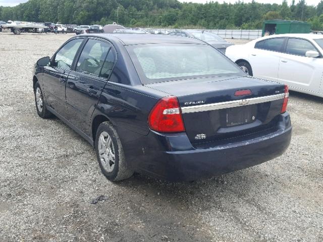 1G1ZS51F76F195904 - 2006 CHEVROLET MALIBU LS ლურჯი ფოტო 3