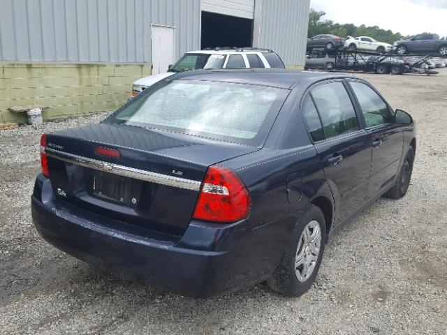 1G1ZS51F76F195904 - 2006 CHEVROLET MALIBU LS ლურჯი ფოტო 4