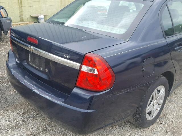 1G1ZS51F76F195904 - 2006 CHEVROLET MALIBU LS ლურჯი ფოტო 9