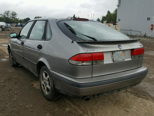 YS3DD55H612004697 - 2001 SAAB 9-3 GRAY photo 3