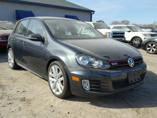 WVWGV7AJ0CW291276 - 2012 VOLKSWAGEN GTI CHARCOAL photo 1