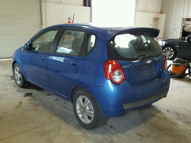 KL1TD6DE4AB098425 - 2010 CHEVROLET AVEO LS/LT 蓝色 照片 3