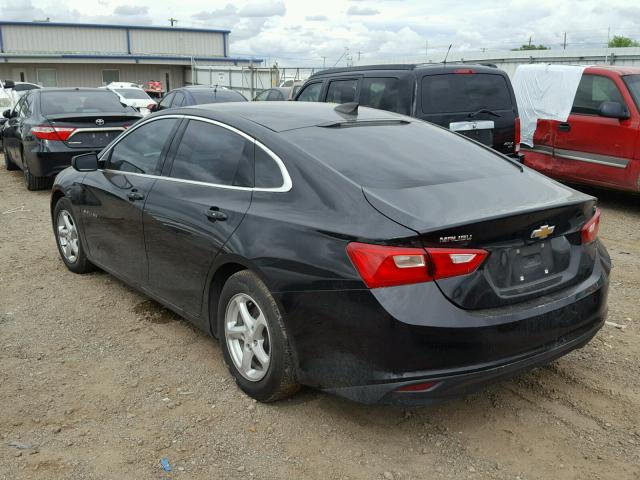 1G1ZB5ST3GF294385 - 2016 CHEVROLET MALIBU LS 黑色 照片 3
