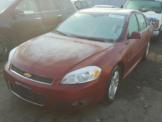 2G1WB5EK2B1206030 - 2011 CHEVROLET IMPALA LT RED photo 2