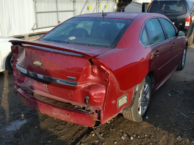2G1WB5EK2B1206030 - 2011 CHEVROLET IMPALA LT Կարմիր լուսանկար 4