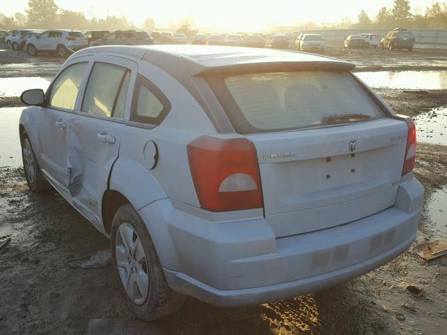 1B3HB48A49D130727 - 2009 DODGE CALIBER SX SILVER photo 3