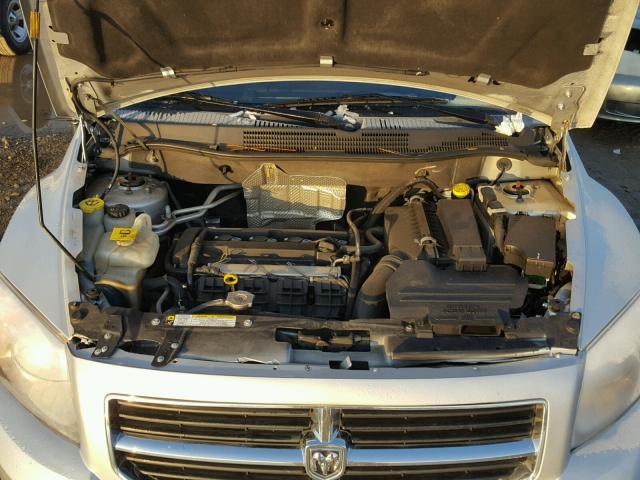 1B3HB48A49D130727 - 2009 DODGE CALIBER SX SILVER photo 7