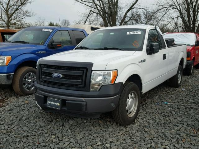 1FTMF1CM6EKD09780 - 2014 FORD F150 WHITE photo 2