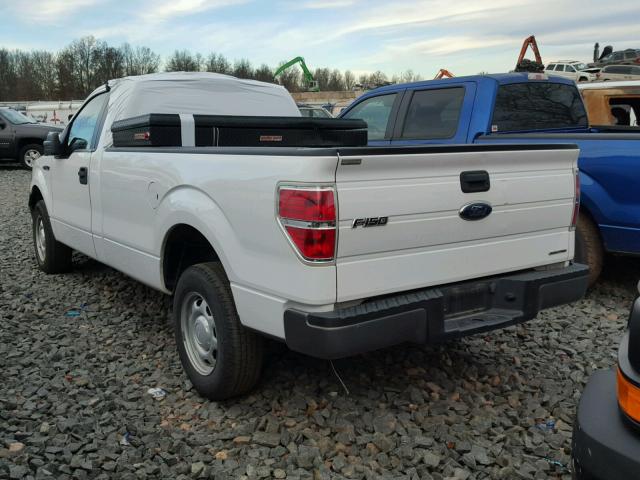 1FTMF1CM6EKD09780 - 2014 FORD F150 WHITE photo 3