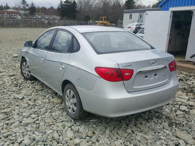 KMHDT4BD6AU028214 - 2010 HYUNDAI ELANTRA GL SILVER photo 3