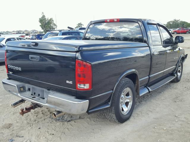 1D7HA18N83S305511 - 2003 DODGE RAM 1500 S BLACK photo 4