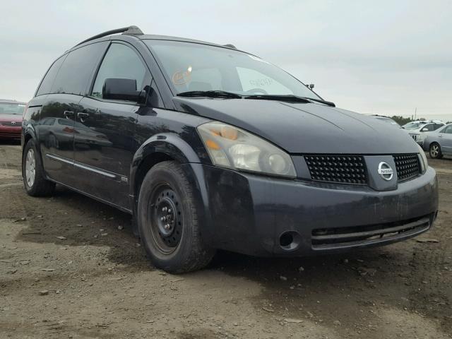 5N1BV28U46N118329 - 2006 NISSAN QUEST BLACK photo 1