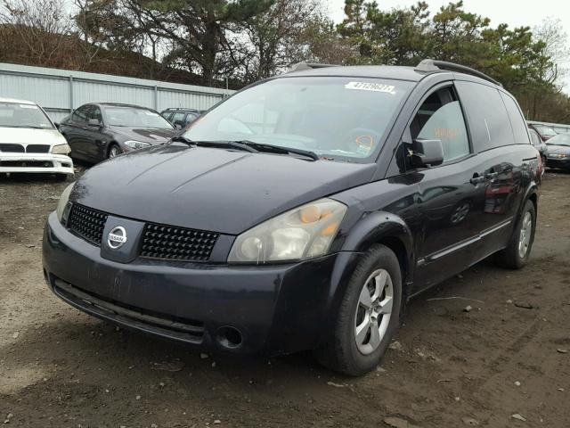 5N1BV28U46N118329 - 2006 NISSAN QUEST BLACK photo 2