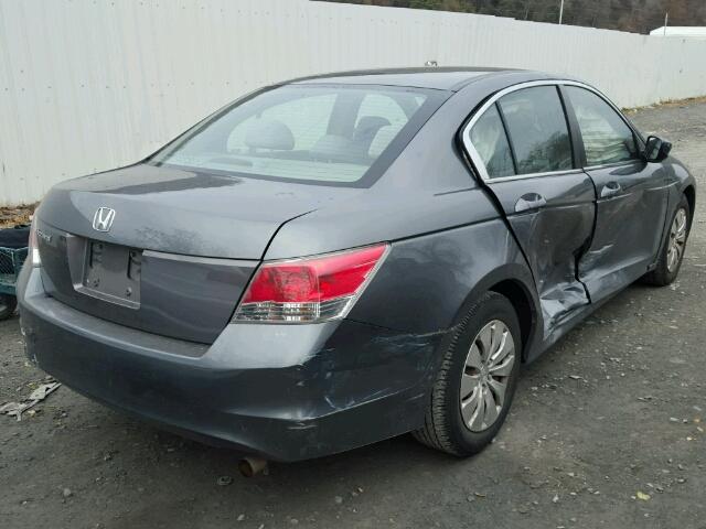 1HGCP26359A138146 - 2009 HONDA ACCORD LX GRAY photo 4