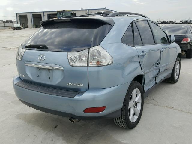 2T2GK31U17C012553 - 2007 LEXUS RX 350 BLUE photo 4