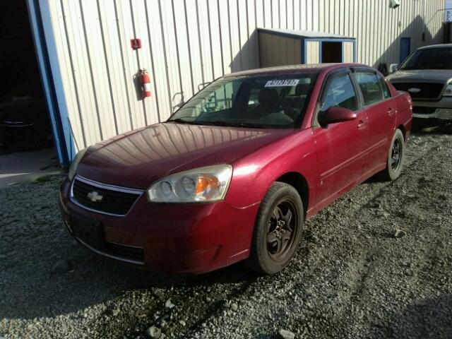 1G1ZT58F27F187245 - 2007 CHEVROLET MALIBU LT BURGUNDY photo 2