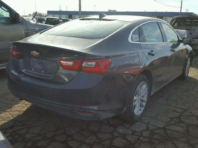 1G1ZE5ST3GF233707 - 2016 CHEVROLET MALIBU LT GRAY photo 4