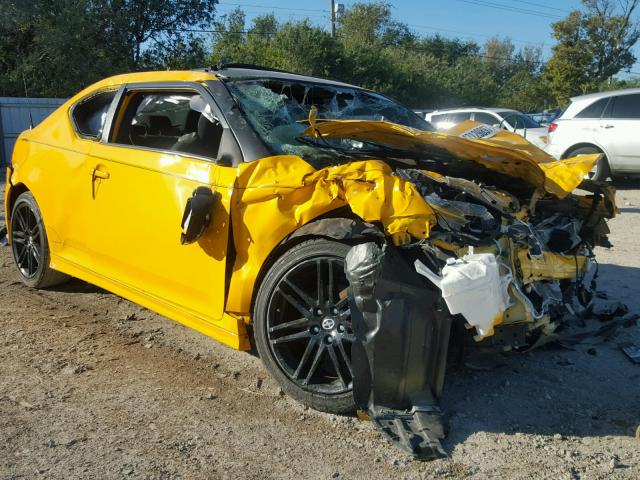 JTKJF5C74C3025276 - 2012 TOYOTA SCION TC 黄色 照片 1