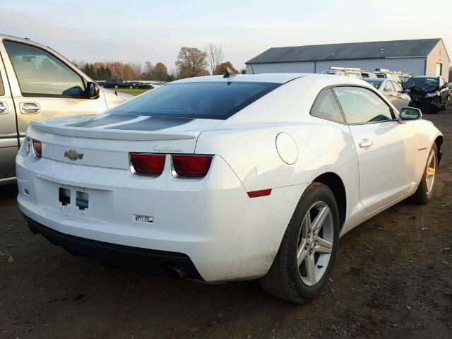 2G1FB1E34C9205269 - 2012 CHEVROLET CAMARO LT WHITE photo 4